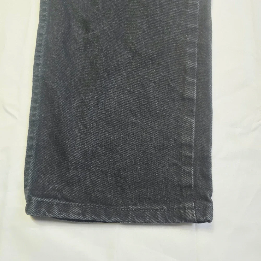 Rustler Men's Regular Fit Denim Jeans 36x32 Black Straight Leg Cotton T10